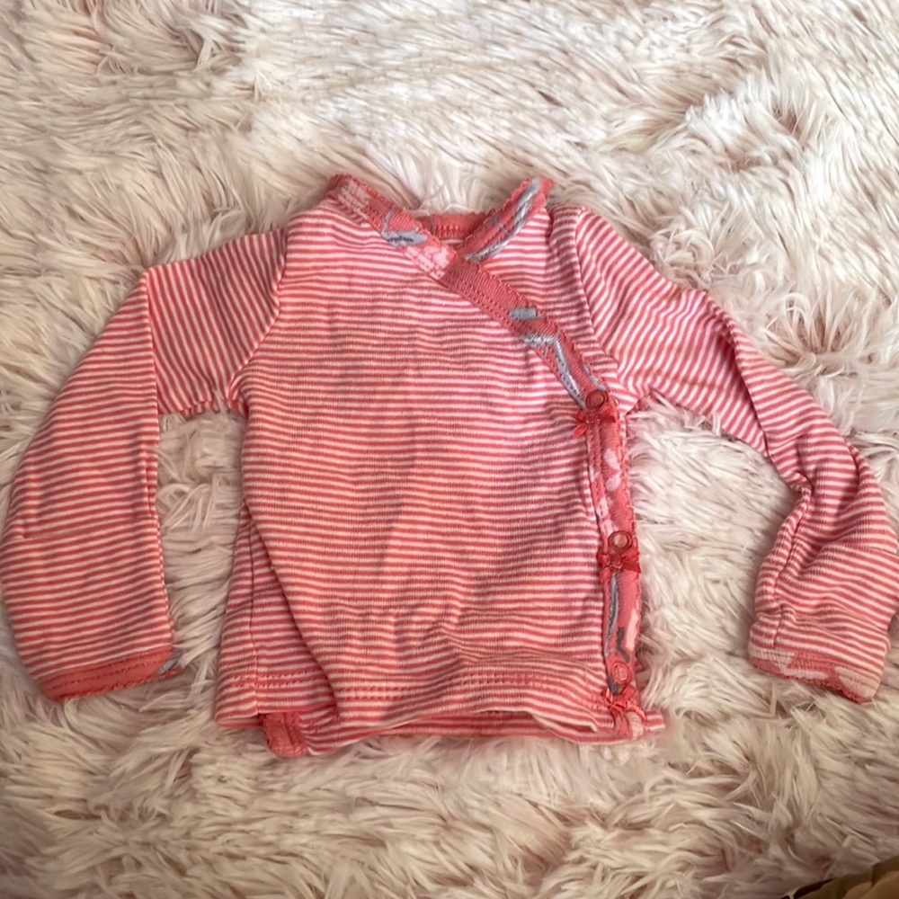 Newborn baby girls shirt